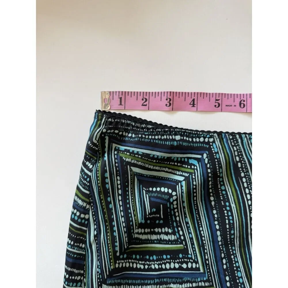 Vintage Y2K Silk Skirt Midi Fairy Grunge Whimsigoth Retro Moody Sheer Art S/M